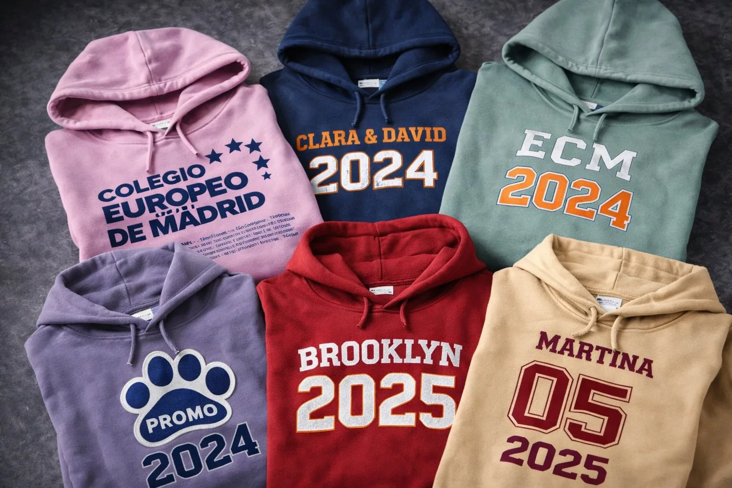 personalizar sudaderas universidad: del campus al viaje: claves para una prenda que represente al grupo